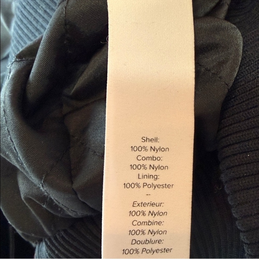 Cinq A Sept Black Bomber Jacket Lace Up - Picture 9 of 9
